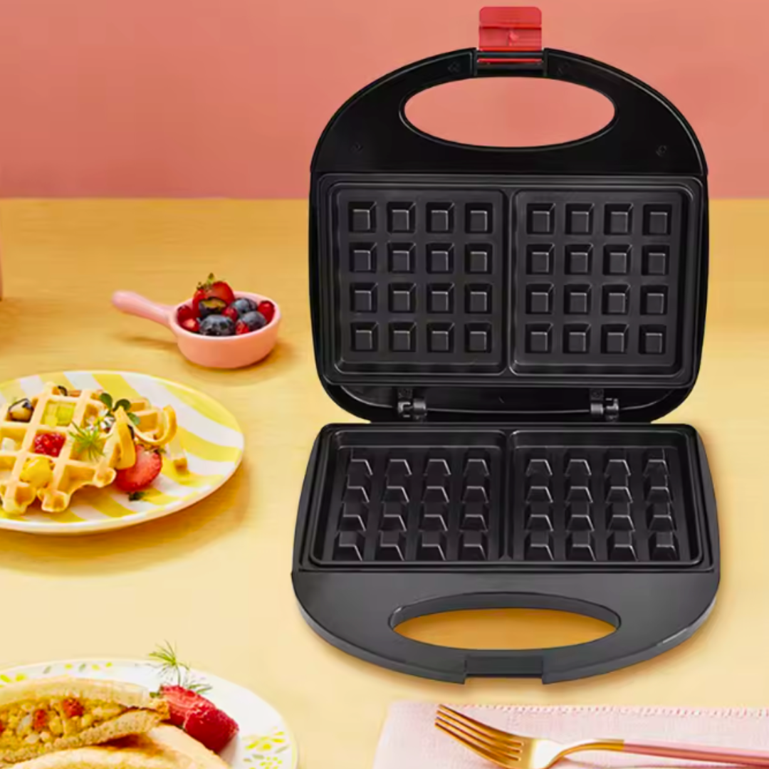 Waflera Antiadherente de Aluminio – Cocina Fácil y Rápida