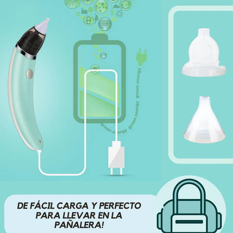 Aspirador Nasal BabyClear™ | Respiración libre, noches tranquilas