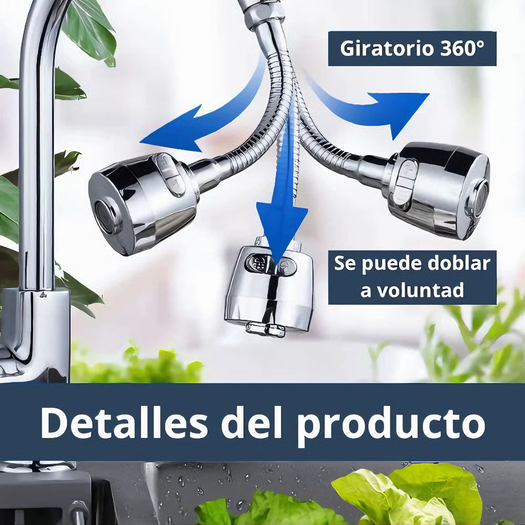 EcoGrifo Cabezal Flexible 360º Universal