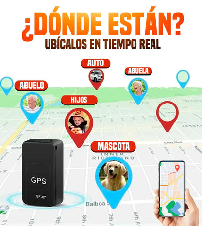 Mini Rastreador GPS Thor - Con Bateria Recargable