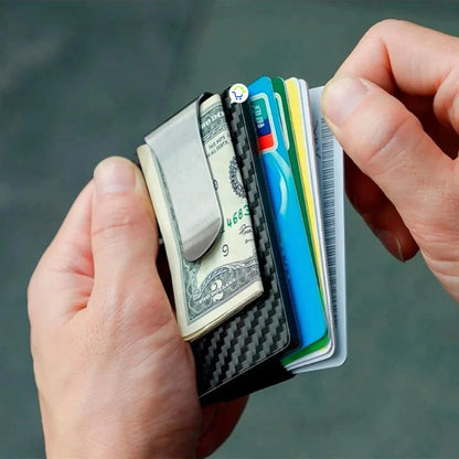 Billetera Portatil De Fibra Segura y Compacta