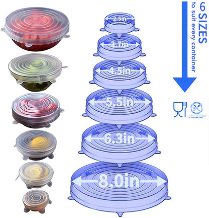 6 Tapas de Silicona, Redondas Calidad premium. COMPRA 6 Y TE LLEVAS 12