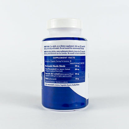 NAD+ Resveratrol | Suplemento Potenciador y Rejuvenecedor